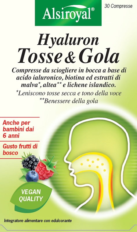 HYALURON TOSSE&GOLA 30 COMPRESSE - Gruppofarmastore.it