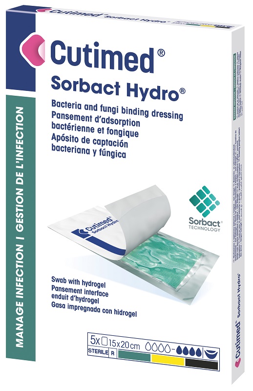 MEDICAZIONE IDROFOBICA CUTIMED SORBACT HYDRO 7,5X7,5 CM 10 PEZZI - Gruppofarmastore.it