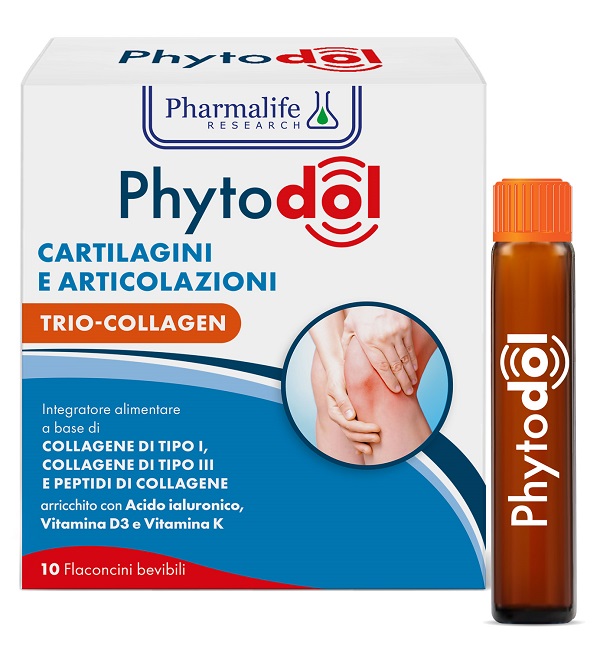 PHYTODOL CARTILAGINI ARTICOLAZIONI TRIO COLLAGEN 10 SHOTS DA 25 ML - Gruppofarmastore.it
