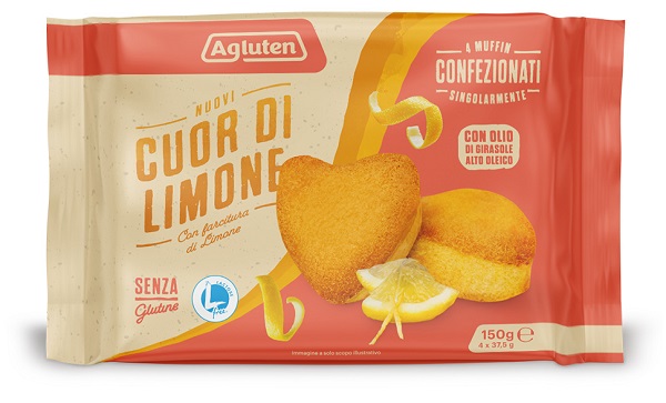 AGLUTEN NUOVI CUOR DI LIMONE 4 PEZZI DA 37,5 G - Gruppofarmastore.it