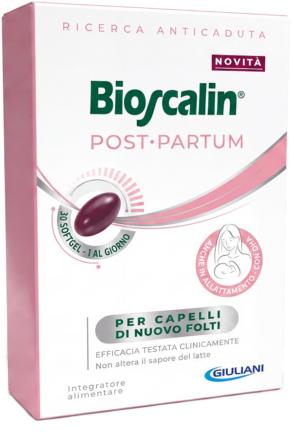 BIOSCALIN POST PARTUM 30 SOFTGEL NATURALMENTE PRIVO DI LATTOSIO SENZA GLUTINE - Gruppofarmastore.it
