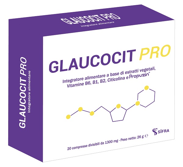 GLAUCOCIT PRO 20 COMPRESSE DIVISIBILI DA 1300 MG - Gruppofarmastore.it