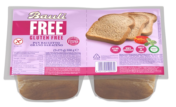 BAULI FREE PAN BAULETTO GRANO SARACENO 350 G - Gruppofarmastore.it