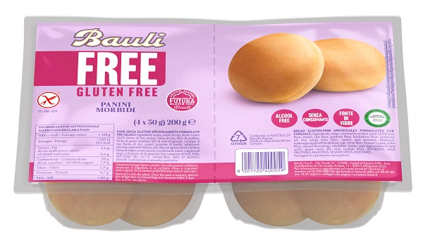 BAULI FREE PANINI MORBIDI 4 PEZZI DA 50 G - Gruppofarmastore.it