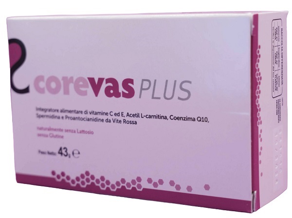 COREVAS PLUS 30 COMPRESSE NUOVA FORMULAZIONE - Gruppofarmastore.it