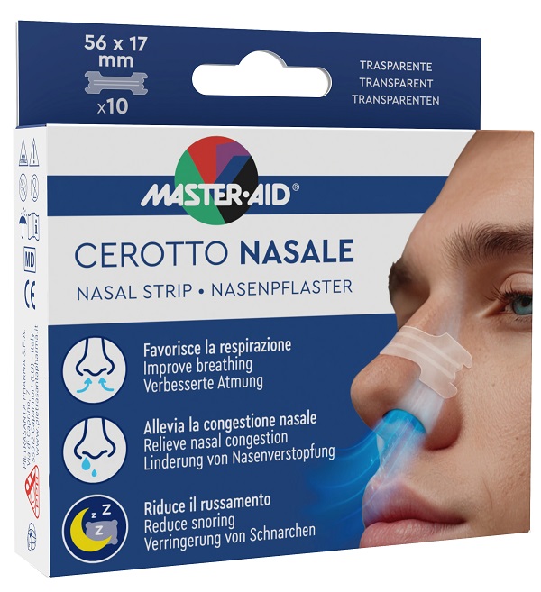 CEROTTO NASALE MASTER-AID 56X17MM 10 PEZZI - Gruppofarmastore.it