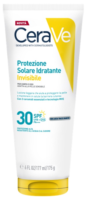 CERAVE PROTEZIONE SOLARE IDRATANTE INVISIBILE SPF30 177 ML - Gruppofarmastore.it