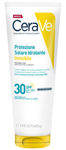 CERAVE PROTEZIONE SOLARE IDRATANTE INVISIBILE SPF30 75 ML - Gruppofarmastore.it