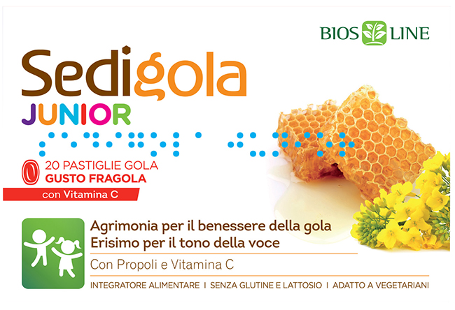 SEDIGOLA APIX PROPOLI JUNIOR FRAGOLA 20 PASTIGLIE - Gruppofarmastore.it