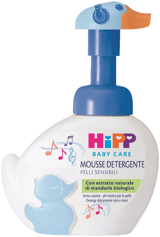 HIPP BABY CARE MOUSSE DETERGENTE PAPERELLA AZZURRO LIMITED EDITION 250 ML - Gruppofarmastore.it