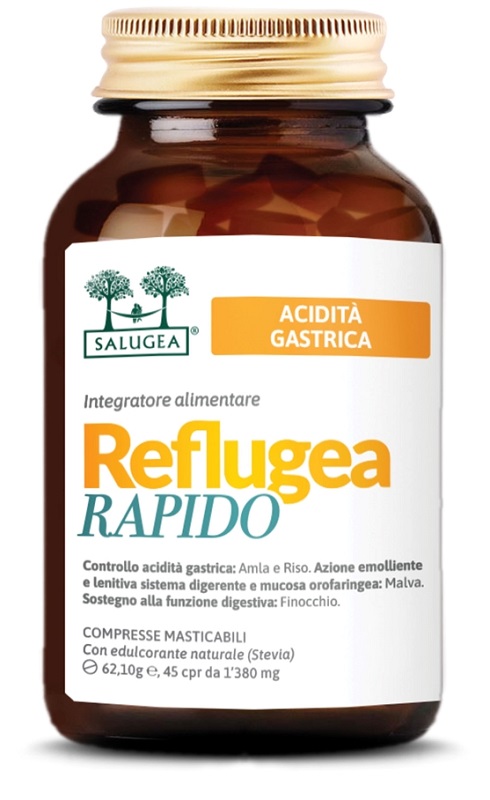 REFLUGEA RAPIDO SALUGEA 45 COMPRESSE MASTICABILI DA 1380 MG - Gruppofarmastore.it