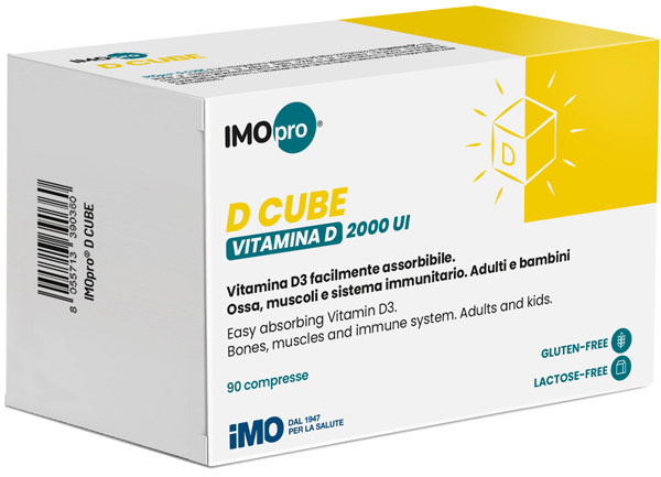 IMOPRO D CUBE 90 COMPRESSE 600 MG - Gruppofarmastore.it