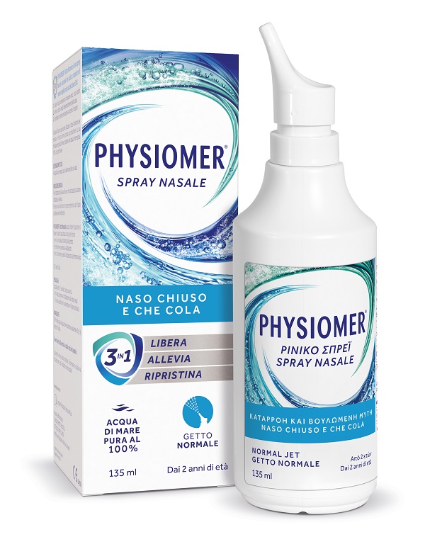 SPRAY NASALE PHYSIOMER GETTO NORMALE 135 ML - Gruppofarmastore.it