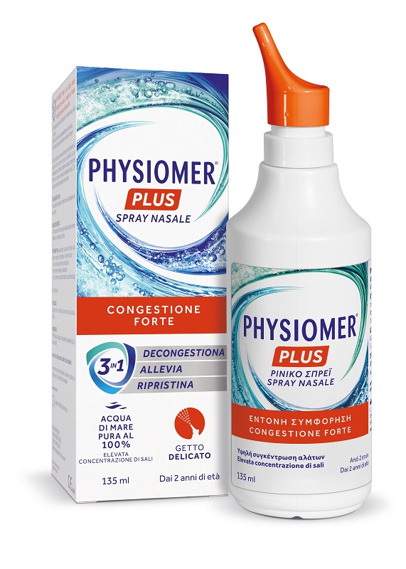 SPRAY NASALE PHYSIOMER PLUS GETTO DELICATO 135 ML - Gruppofarmastore.it