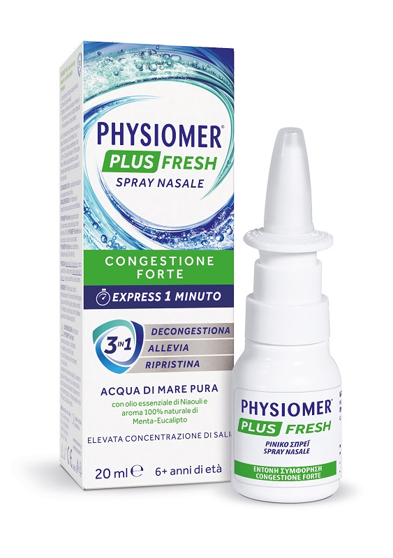 SPRAY NASALE PHYSIOMER PLUS FRESH 20 ML - Gruppofarmastore.it