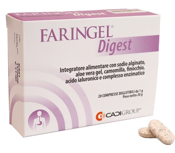 FARINGEL DIGEST 20 COMPRESSE DEGLUTIBILI - Gruppofarmastore.it