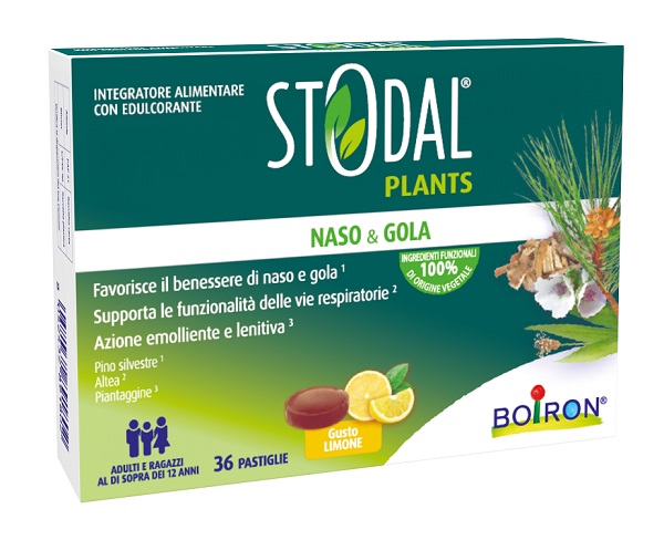 STODAL PLANTS LIMONE 36 PASTIGLIE SENZA GLUTINE NATURALMENTE PRIVO DI LATTOSIO - Gruppofarmastore.it
