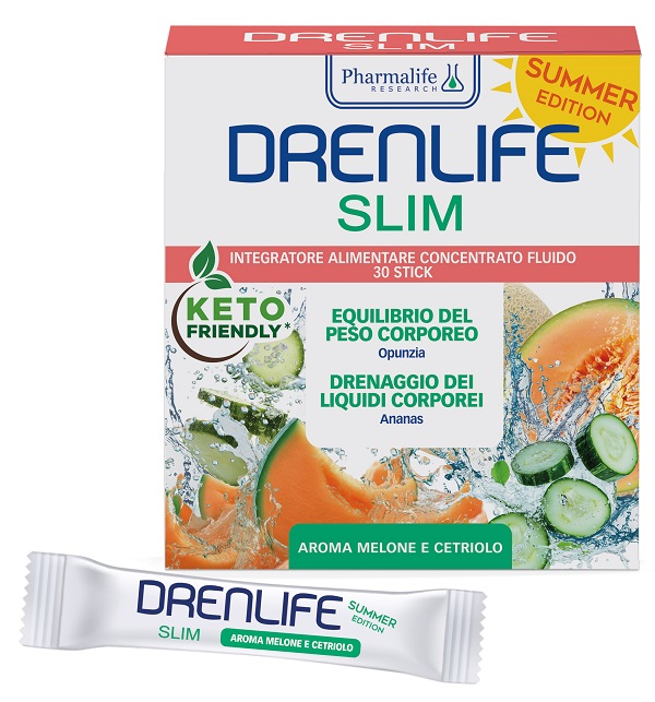 DRENLIFE SLIM SUMMER EDITION 30 STICK DA 10 ML - Gruppofarmastore.it