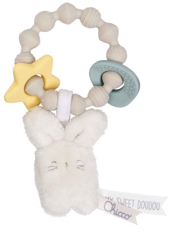 CHICCO GIOCO MY SWEET DOUDOU BUNNY SOFT RING - Gruppofarmastore.it