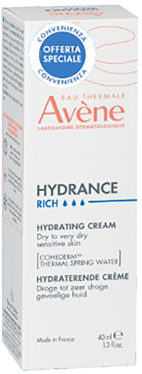 AVENE HYDRANCE CREMA RICCA 40 ML PREZZO SPECIALE 2026 - Gruppofarmastore.it