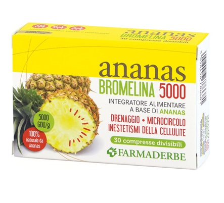 ANANAS BROMELINA 5000 30 COMPRESSE - Gruppofarmastore.it