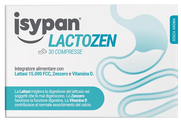ISYPAN LACTOZEN 30 COMPRESSE DA 0,48 G SENZA AROMA SENZA GLUTINE SENZA LATTOSIO - Gruppofarmastore.it
