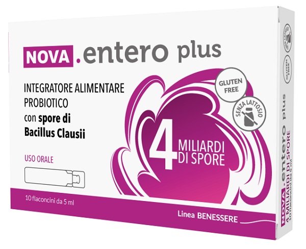 NOVA ENTERO 4 MILIARDI 10 FLACONCINI 5 ML SENZA GLUTINE SENZA LATTOSIO - Gruppofarmastore.it