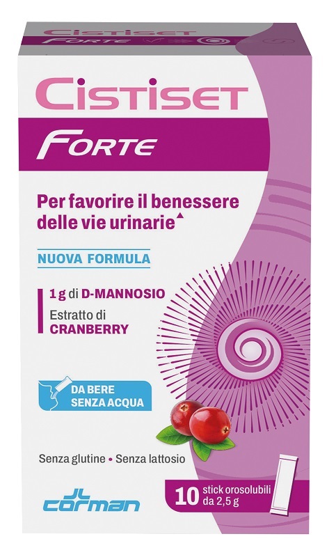 CISTISET FORTE 10 STICK OROSOLUBILI 2,5 G SENZA GLUTINE SENZA LATTOSIO - Gruppofarmastore.it