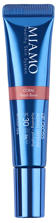 MIAMO SKINCOLOR CARE LIP GLOSS AGING DEFENSE SPF 30+ CORAL PEACH FLAVOR 15 ML - Gruppofarmastore.it