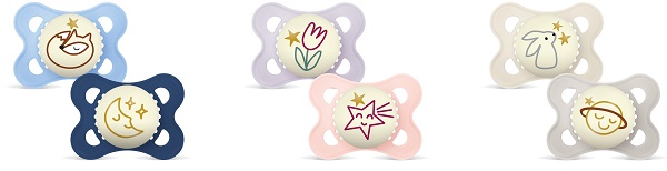 MAM SUCCHIETTO ORIGINAL NIGHT 2-6 MESI SILICONE 2 PEZZI - Gruppofarmastore.it