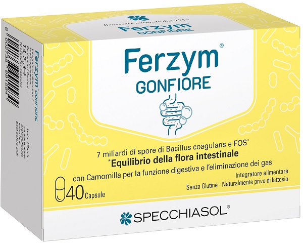 FERZYM GONFIORE 40 CAPSULE - Gruppofarmastore.it