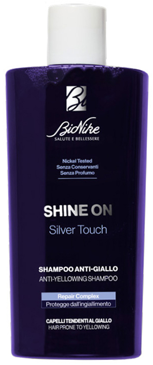 BIONIKE SHINE ON SHAMPOO SILVER TOUCH ANTI-GIALLO 200 ML - Gruppofarmastore.it