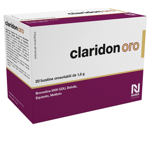 CLARIDON ORO 20 BUSTINE OROSOLUBILI DA 1,6 G - Gruppofarmastore.it