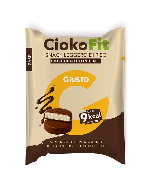 GIUSTO SENZA GLUTINE CIOKOFIT CIOCCOLATO FONDENTE 30 G - Gruppofarmastore.it