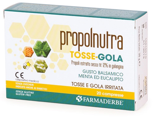 PROPOLNUTRA TOSSE-GOLA 20 COMPRESSE - Gruppofarmastore.it