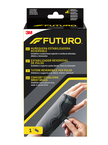 TUTORE PER POLSO REVERSIBILE FUTURO NERO 1 PEZZO - Gruppofarmastore.it
