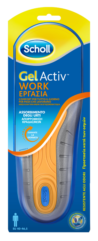 SCHOLL GEL ACTIV WORK UOMO - Gruppofarmastore.it