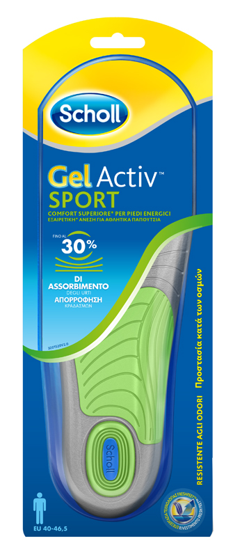SCHOLL GEL ACTIV SPORT UOMO - Gruppofarmastore.it
