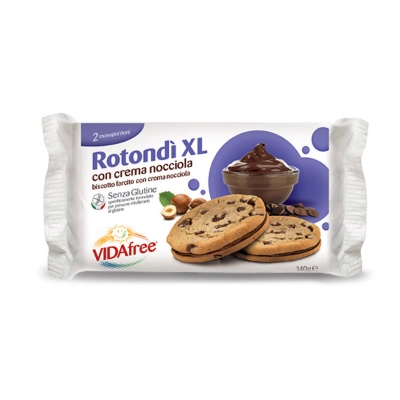 VIDAFREE ROTONDI CREMA NOCCIOLA 140 G - Gruppofarmastore.it