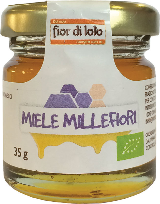 FIOR DI LOTO MINI MIELE DI MILLEFIORI BIO 35 G - Gruppofarmastore.it