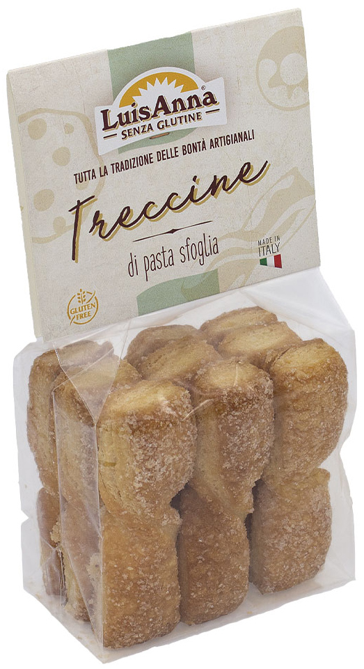 BISCOTTI SFOGLIA TRECCINE 130 G - Gruppofarmastore.it
