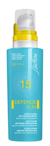 DEFENCE SUN 15 LATTE FLUIDO PROTEZIONE MEDIA 125 ML - Gruppofarmastore.it