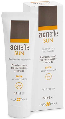 ACNEFFE SUN SPF 30 ALTA PROTEZIONE UVB PER CUTE ACNEICA E SEBORROICA 50 ML - Gruppofarmastore.it