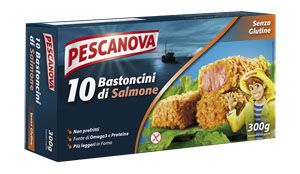 PESCANOVA BASTONCINI DI SALMONE 10 PEZZI DA 30 G - Gruppofarmastore.it