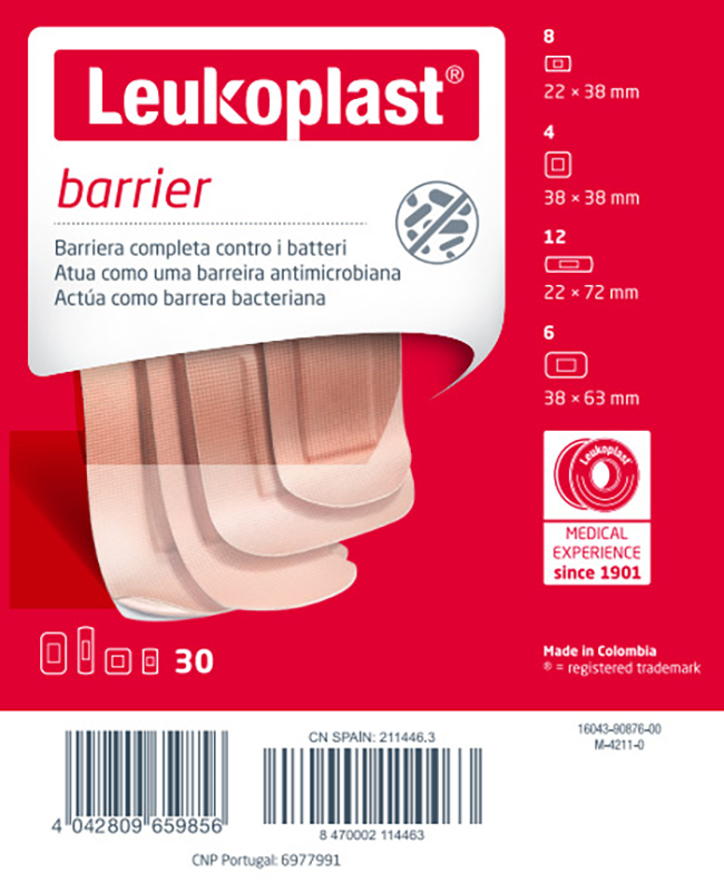 LEUKOPLAST BARRIER 30 PEZZI ASSORTITI - Gruppofarmastore.it