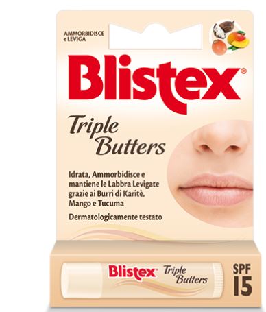 BLISTEX TRIPLE BUTTERS STICK LABBRA - Gruppofarmastore.it