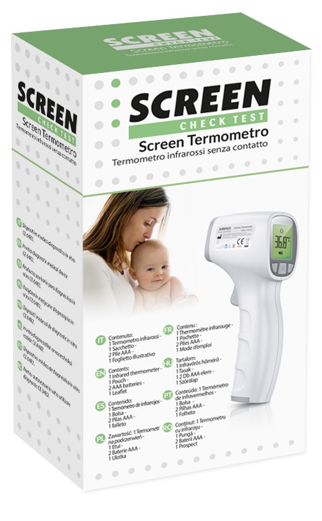 TERMOMETRO A INFRAROSSI SENZA CONTATTO SCREEN - Gruppofarmastore.it