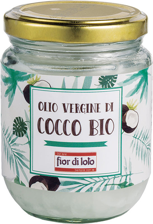 FIOR DI LOTO OLIO VERGINE DI COCCO BIO 200 ML - Gruppofarmastore.it