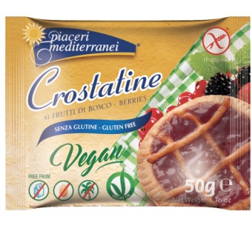 PIACERI MEDITERRANEI CROSTATINE FRUTTI DI BOSCO 50 G - Gruppofarmastore.it