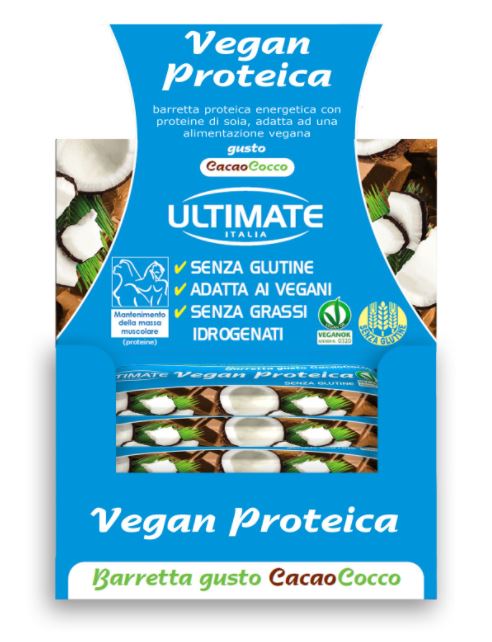 BARRETTA VEGAN PROTEICA CACAO/COCCO 24 PEZZI - Gruppofarmastore.it